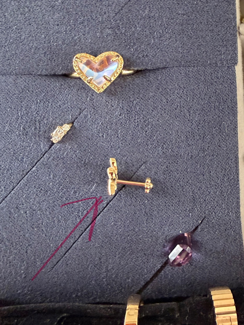 Maria Tash Diamond Vine Threaded Stud Earring — image 3 of 4